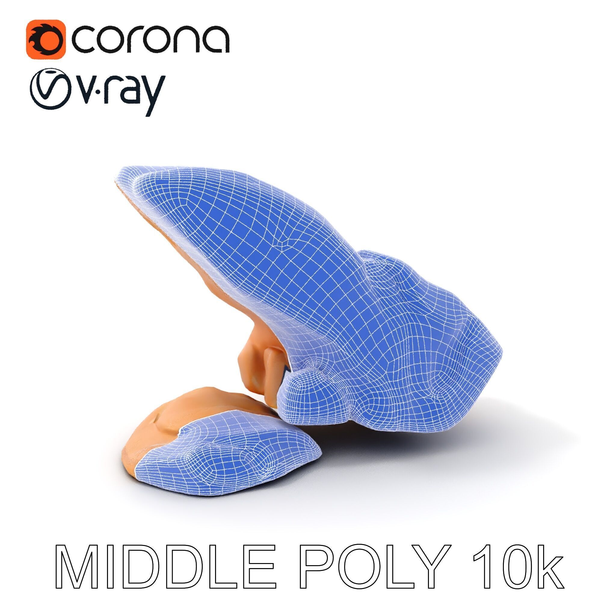 Waterfall Rock Formation Model Pack Low-poly 3D model_17