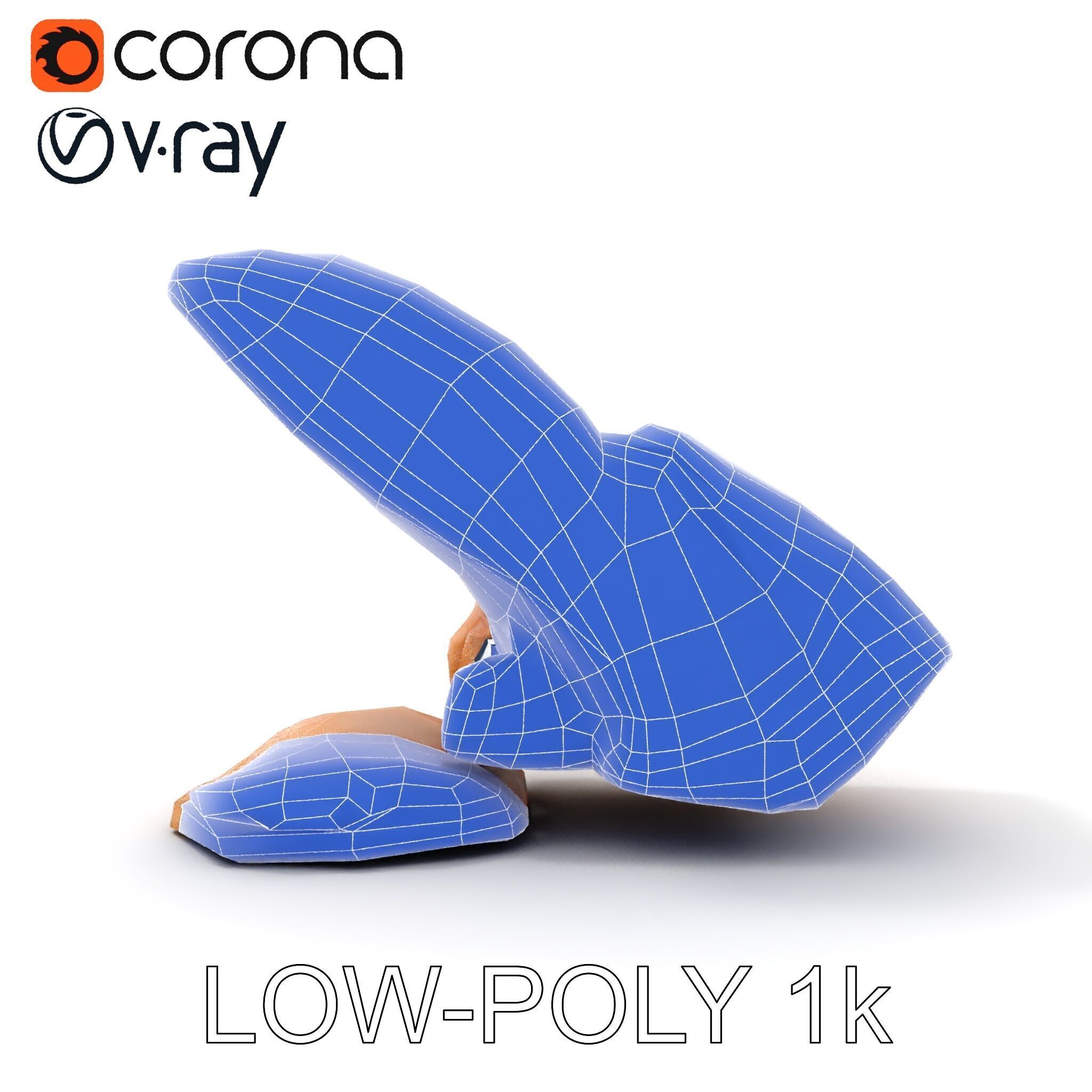 Waterfall Rock Formation Model Pack Low-poly 3D model_31