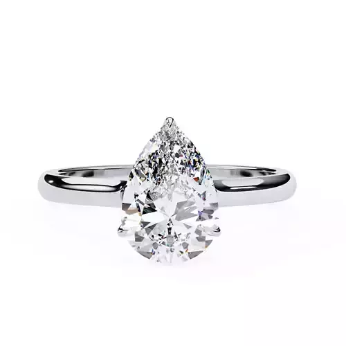 PEAR  DIAMOND RING -CAD-064