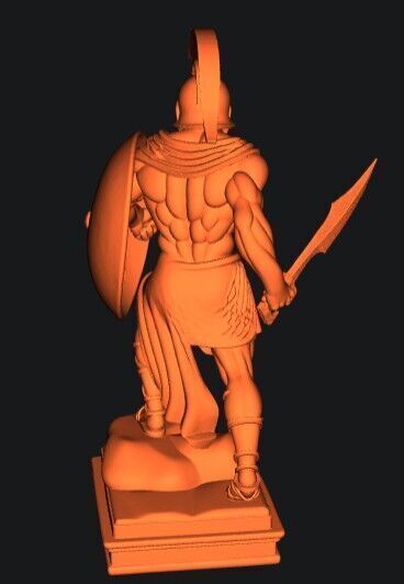 spartan warrior 3D print model_13