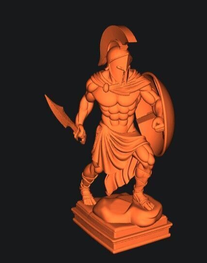 spartan warrior 3D print model_2