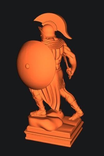 spartan warrior 3D print model_14
