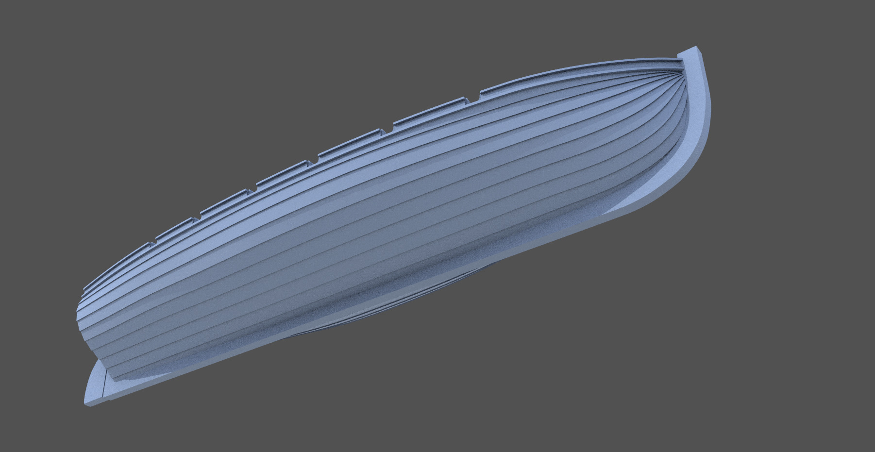 7m ww2 Japanese Lifeboat 1-100 scale 3D print model_1