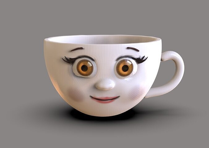 Ballerina Cappuccina Cup 3D print model