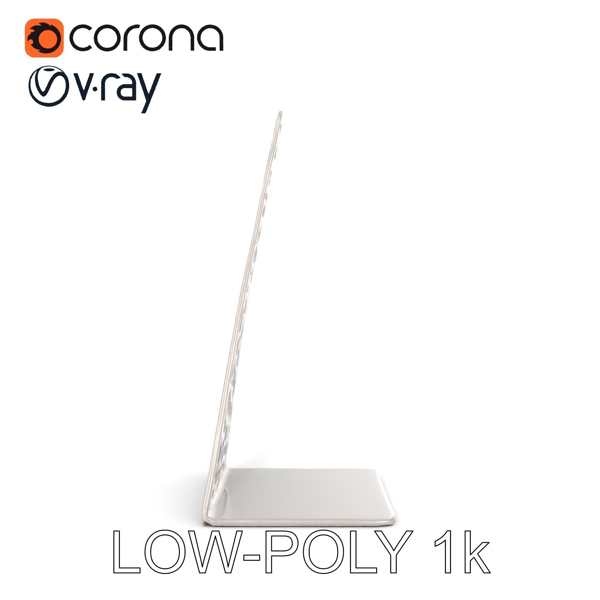 Sculptural Display Stand Model Pack Low-poly 3D model_11