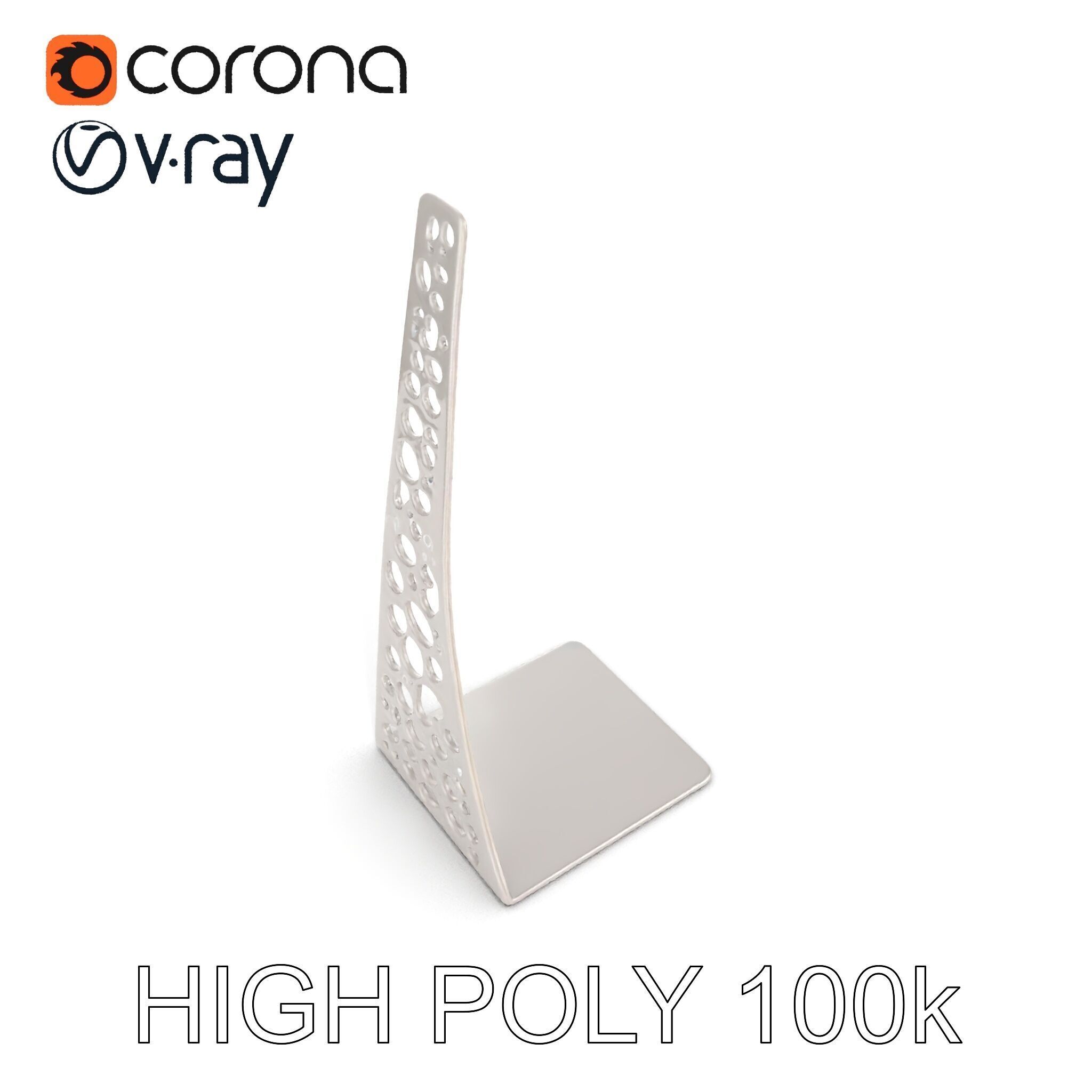Sculptural Display Stand Model Pack Low-poly 3D model_15
