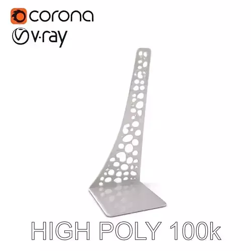 Sculptural Display Stand Model Pack Low-poly 3D model