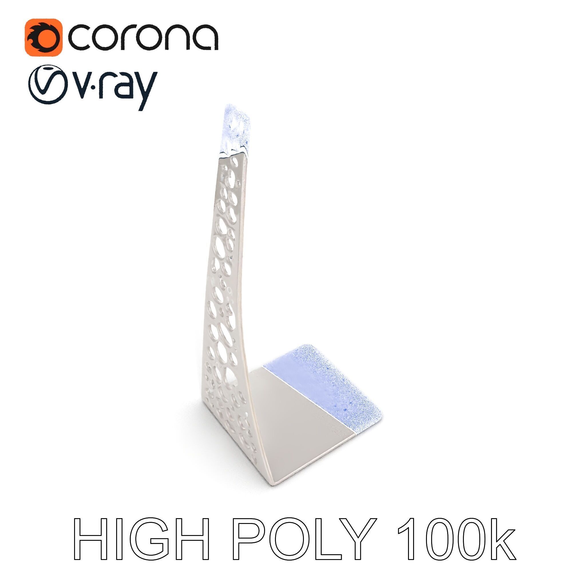 Sculptural Display Stand Model Pack Low-poly 3D model_33