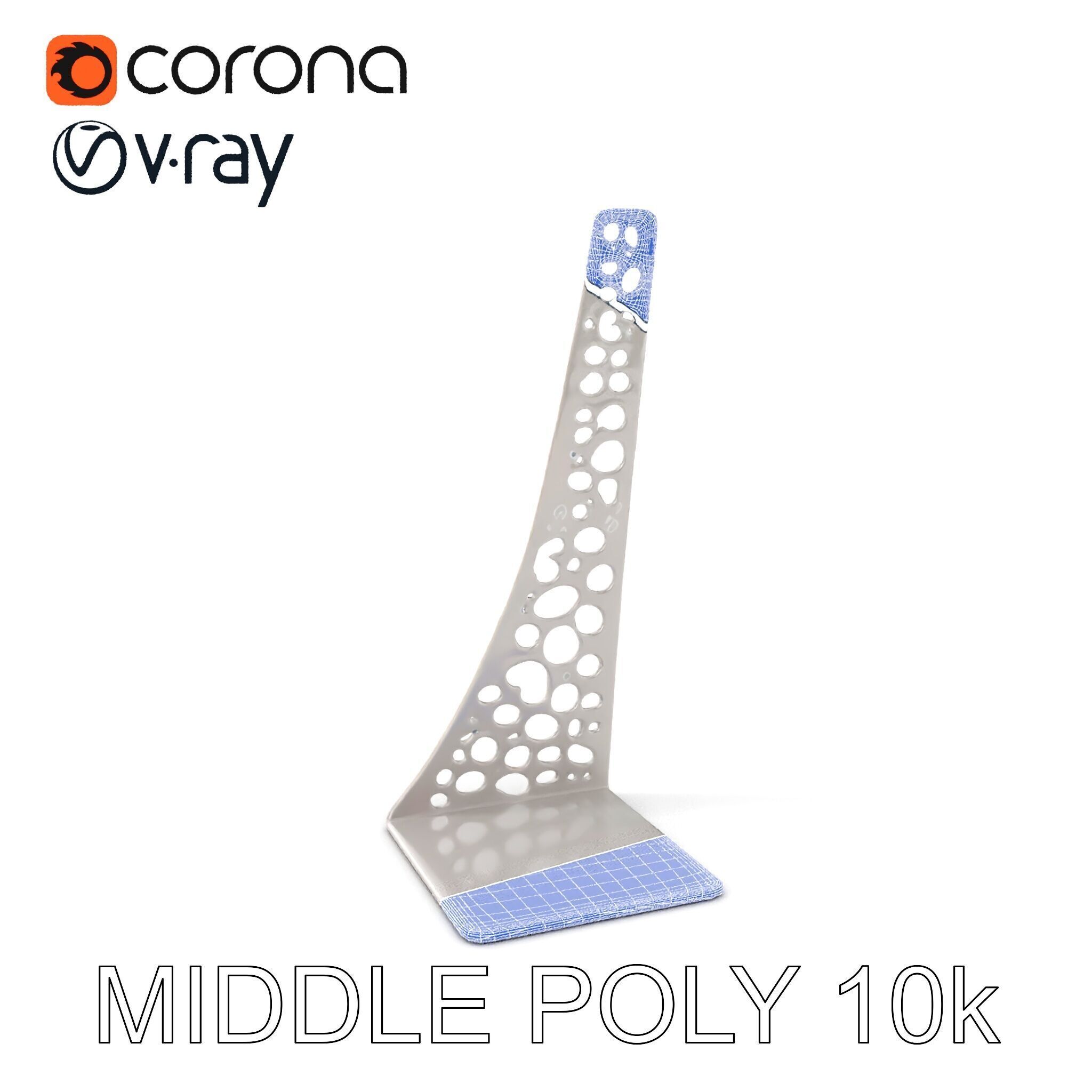 Sculptural Display Stand Model Pack Low-poly 3D model_25