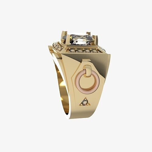 Men ring 211 3D print model