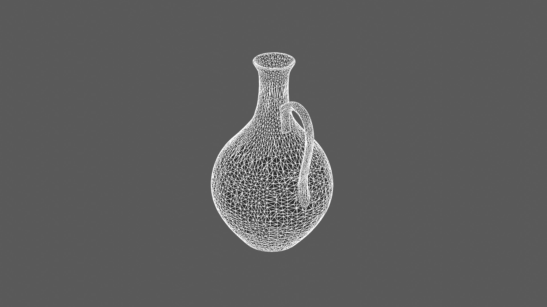 Elegant Terracotta Pitcher 3D Model 3D model_7