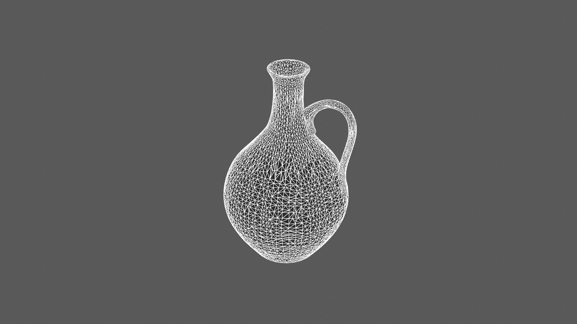 Elegant Terracotta Pitcher 3D Model 3D model_6