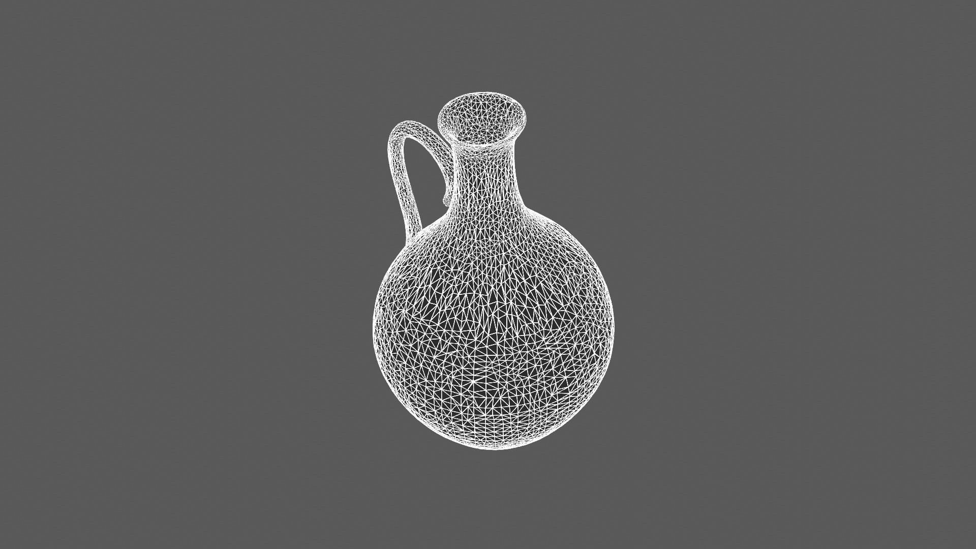 Elegant Terracotta Pitcher 3D Model 3D model_9