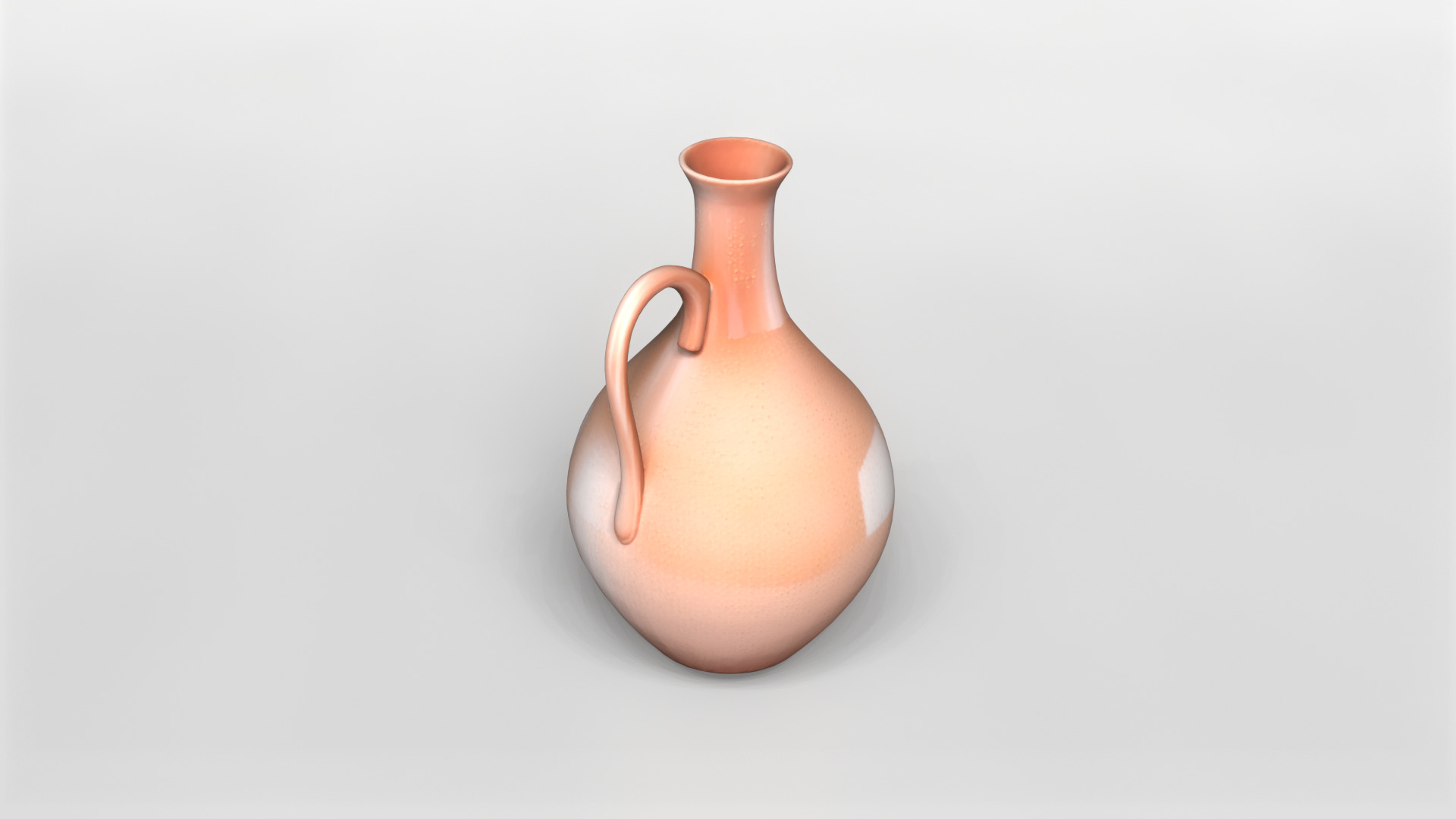 Elegant Terracotta Pitcher 3D Model 3D model_3