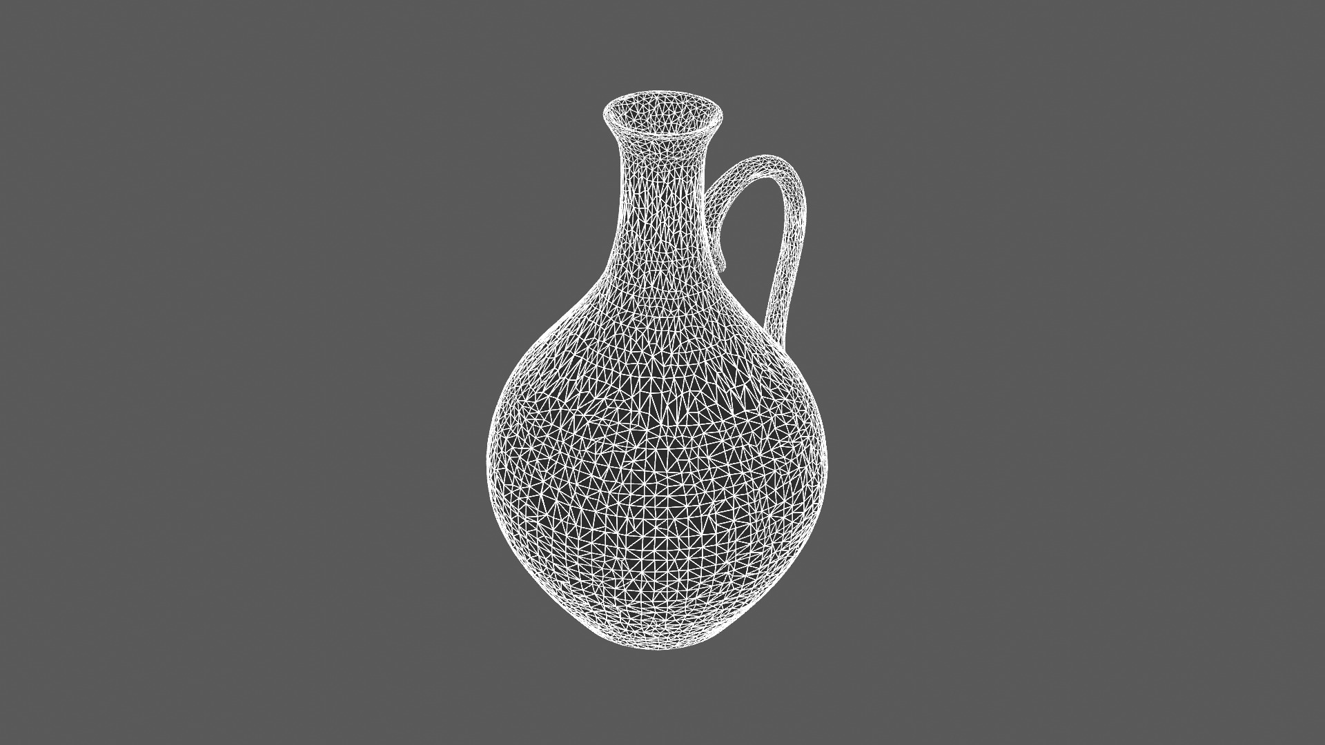Elegant Terracotta Pitcher 3D Model 3D model_5