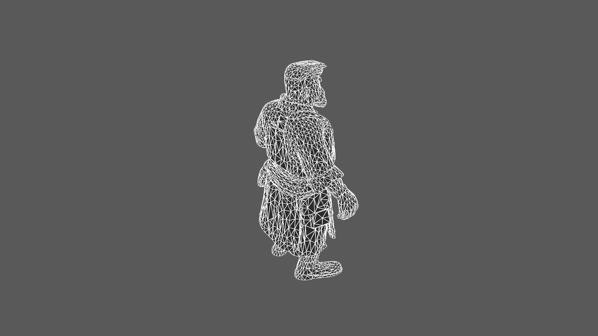 Stylized Blacksmith Character 3D Model 3D model_7