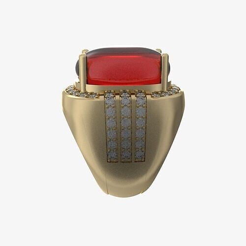Men Ring 223 3D print model