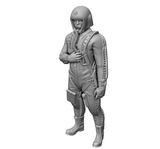 U2 Pilot  Standing  3D print model 2