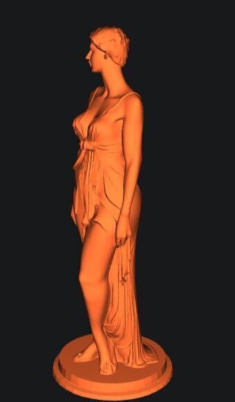 A classical female statue 3D print model_3