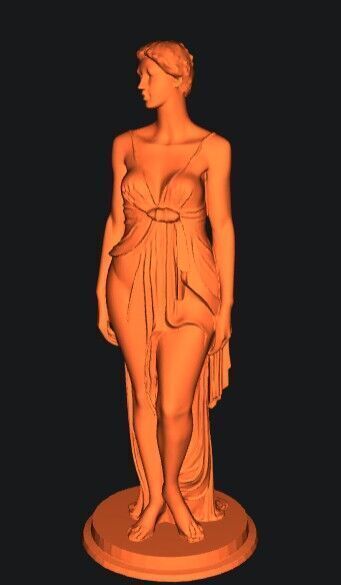 A classical female statue 3D print model_2