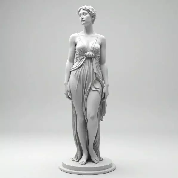 A classical female statue 3D print model_0