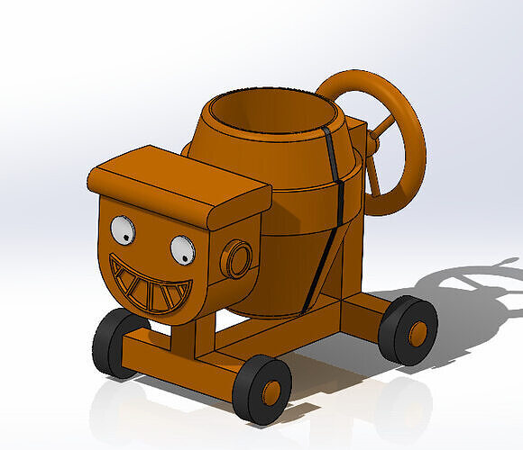 DIZZY from Bob the builder  3D print model