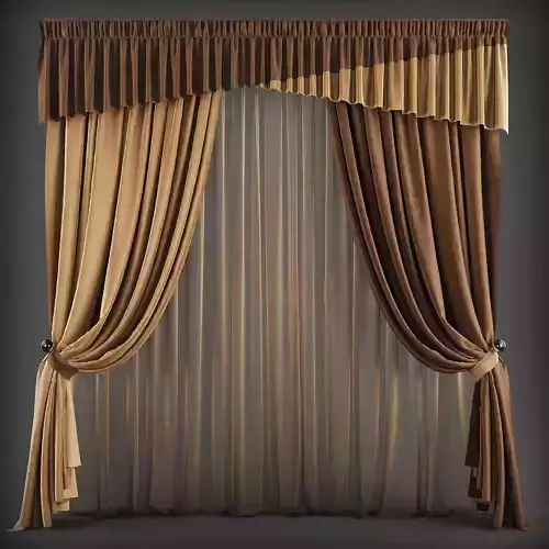 Curtain 3D model 175