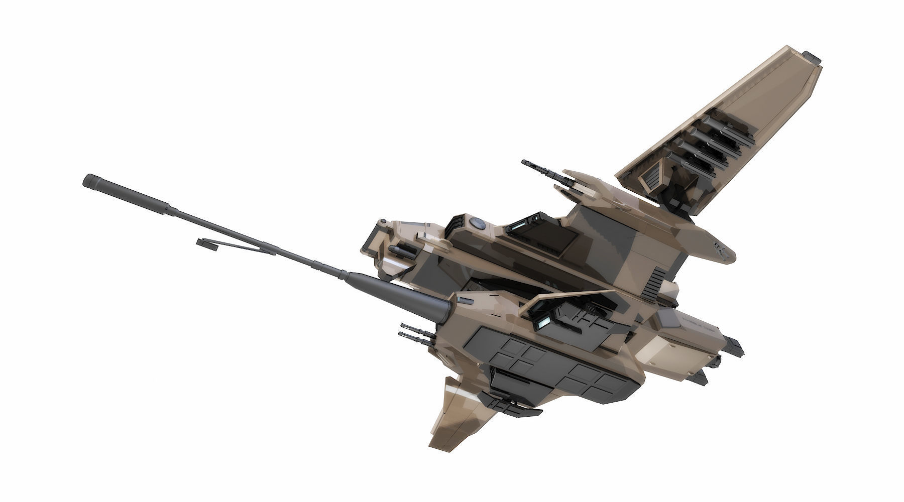 AIRCRAFT 039 CANNON TYPE 3D model_3