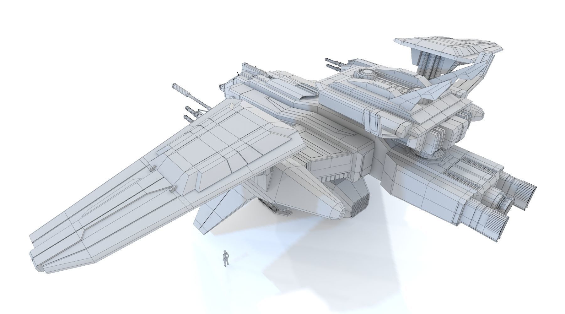 AIRCRAFT 039 CANNON TYPE 3D model_9