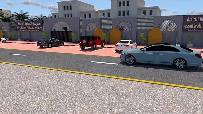 Commercial Residential Complex Project A110 SketchUp DWG 3D model