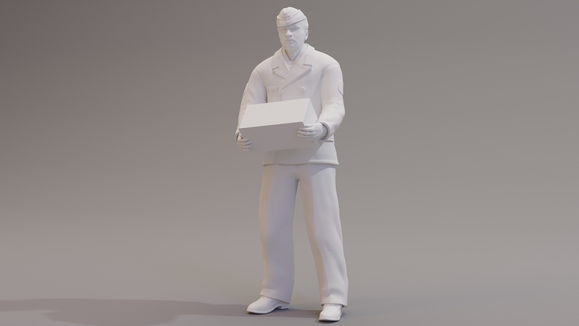 3 x Kriegsmarine NCOs WWII 3D print model_5