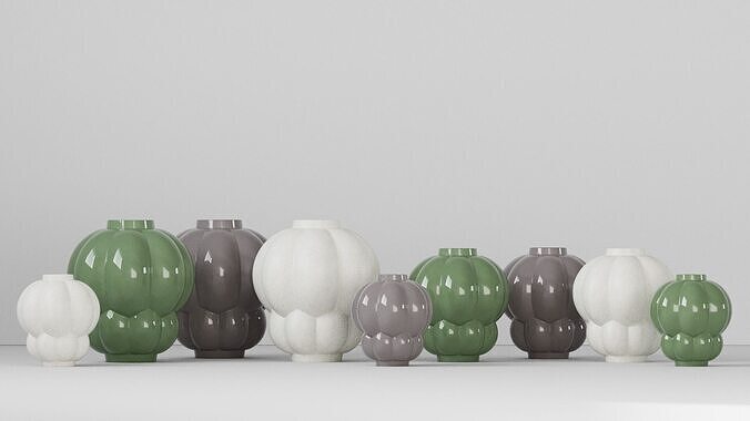 Uva Vases Set 3D model