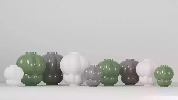 Uva Vases Set 3D model