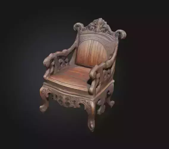 vintage ornate chair