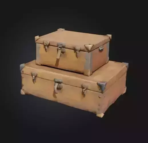 wood storage crates