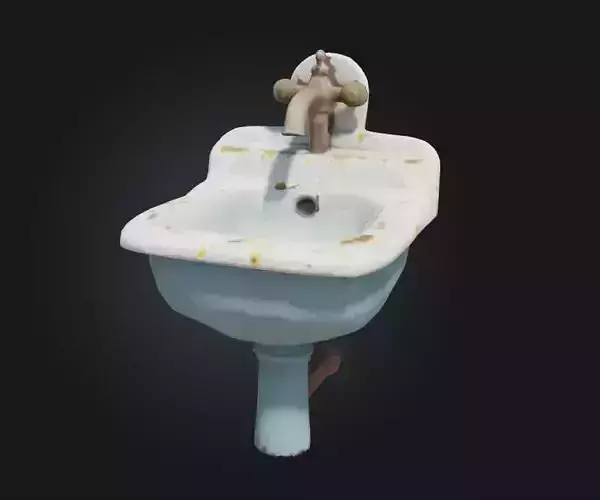 cartoon sink weathered