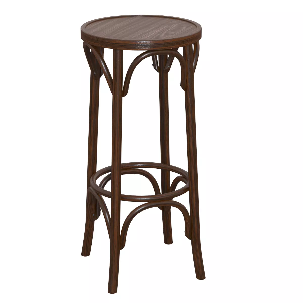 Bar stool C4375 3D model_0