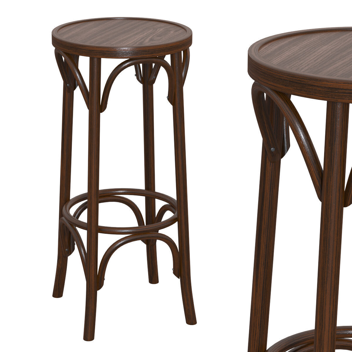Bar stool C4375 3D model_4