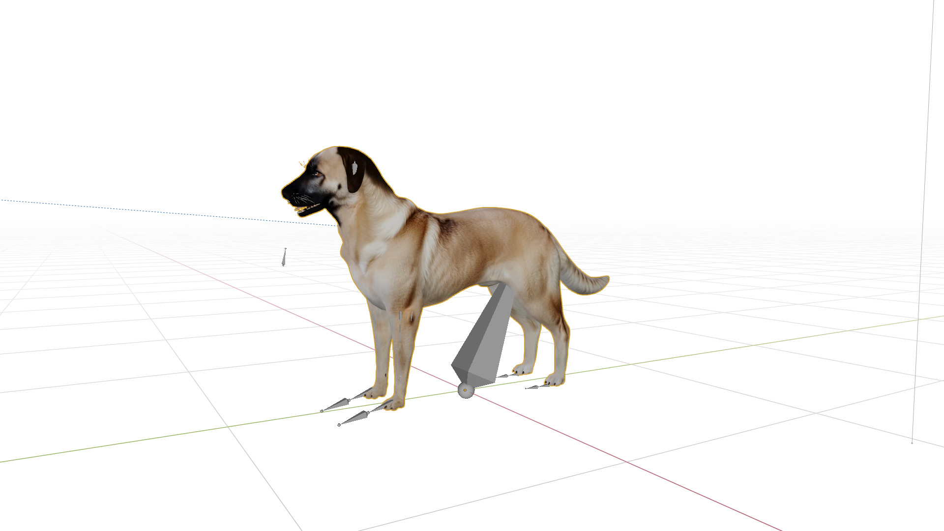 Kangal Shepherd Dog Low-poly 3D model_39