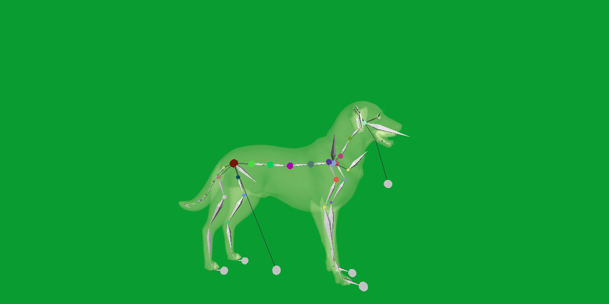 Kangal Shepherd Dog Low-poly 3D model_17