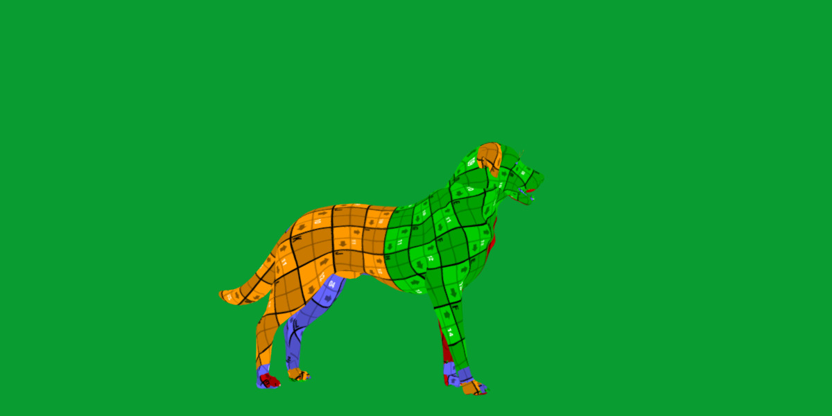 Kangal Shepherd Dog Low-poly 3D model_26