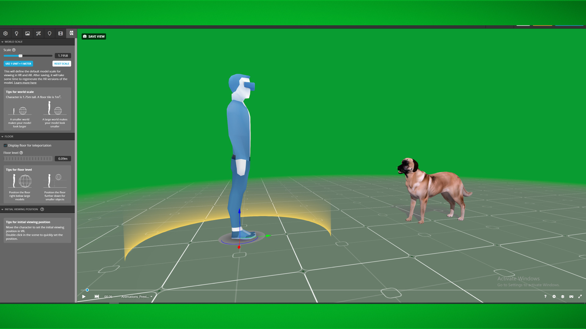 Kangal Shepherd Dog Low-poly 3D model_5