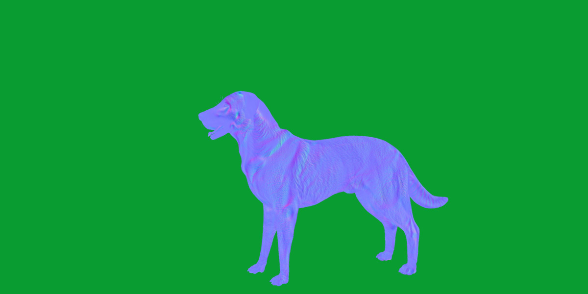 Kangal Shepherd Dog Low-poly 3D model_29