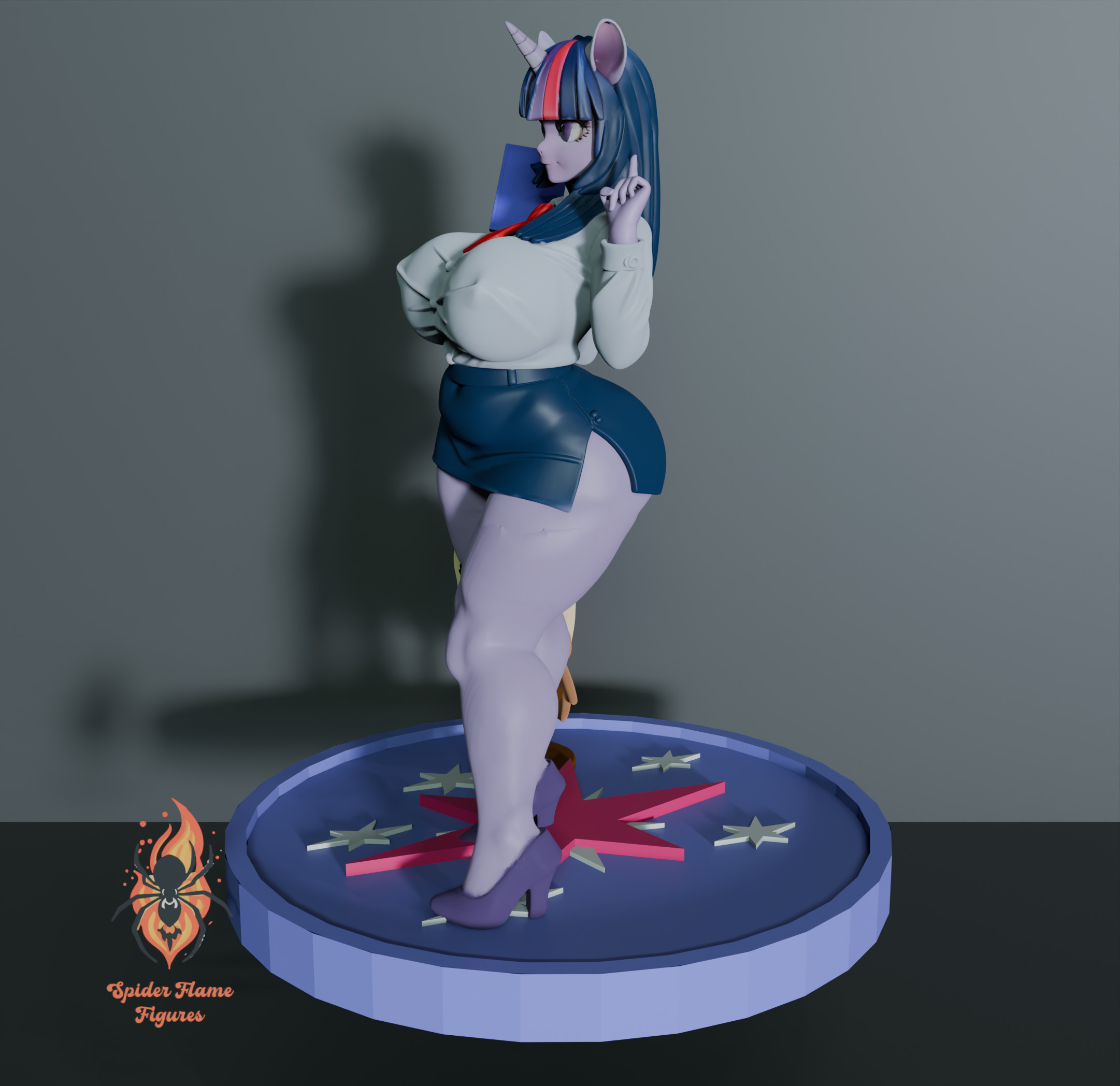 Thicc Twilight Sparkle - My Little Pony 3D print model_8