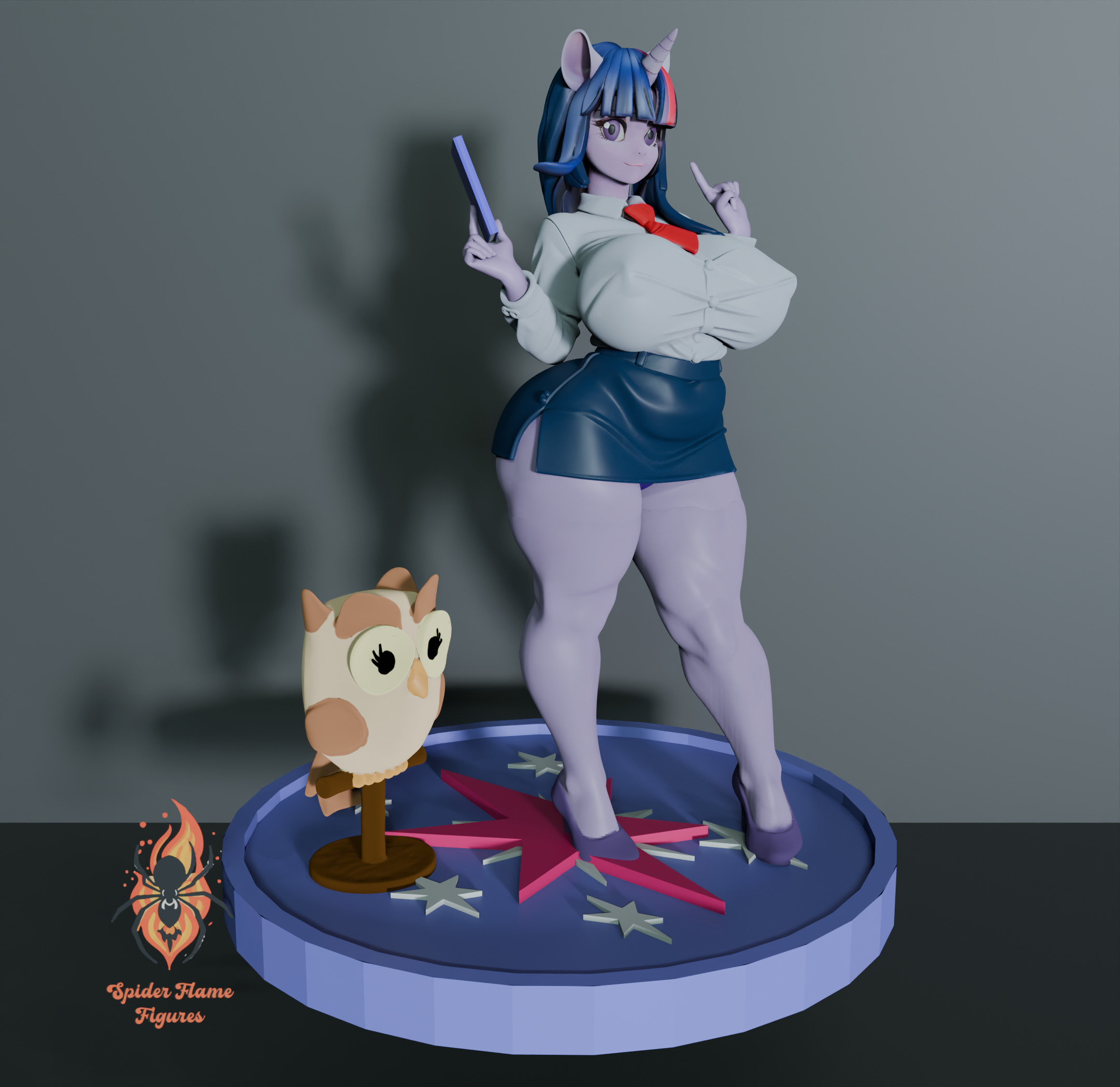 Thicc Twilight Sparkle - My Little Pony 3D print model_3