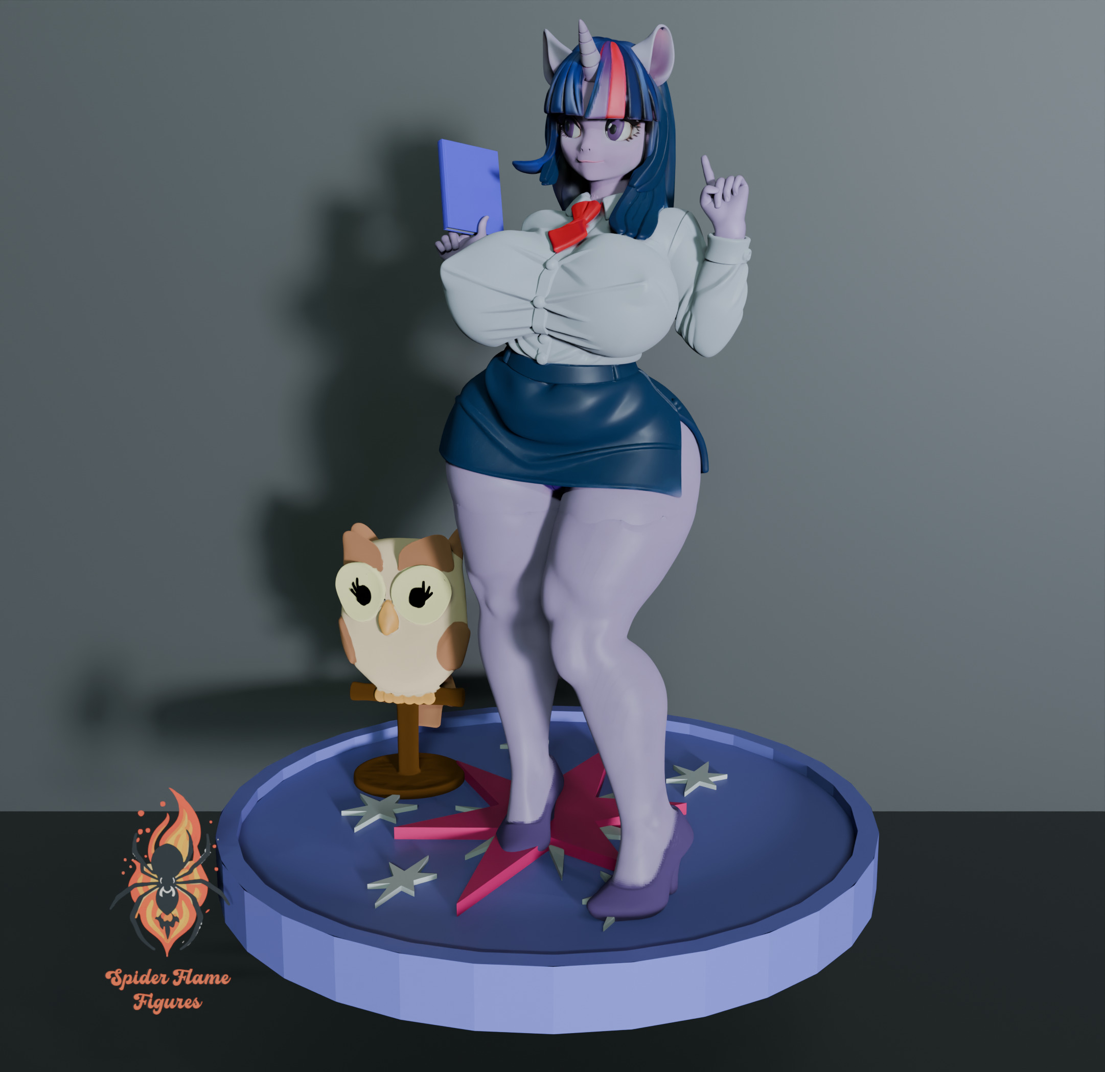 Thicc Twilight Sparkle - My Little Pony 3D print model_9