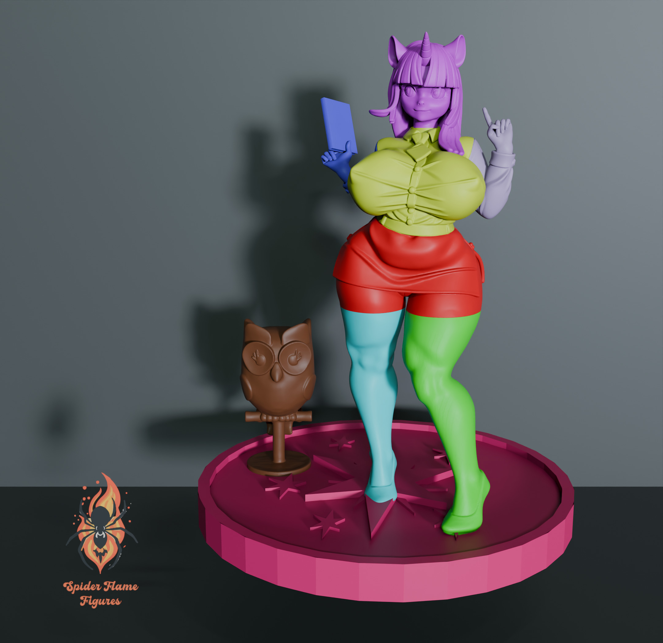 Thicc Twilight Sparkle - My Little Pony 3D print model_1