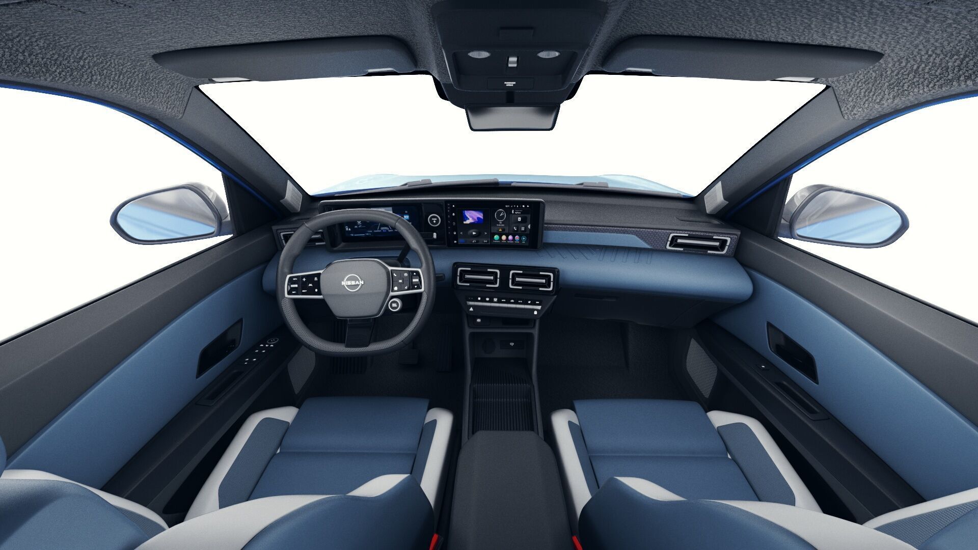 Nissan Micra EV 2026 with interior 3D model_16