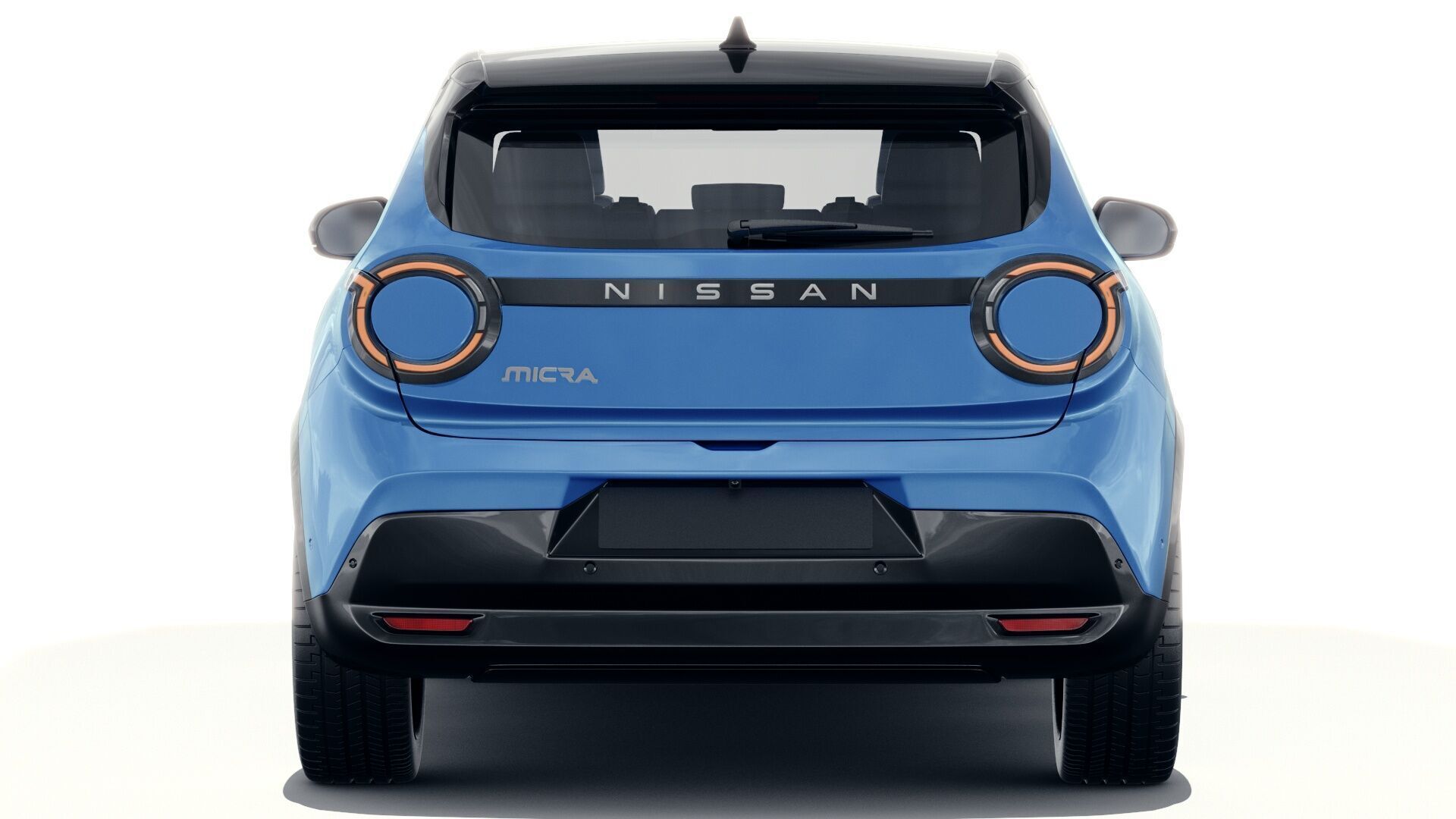Nissan Micra EV 2026 with interior 3D model_5