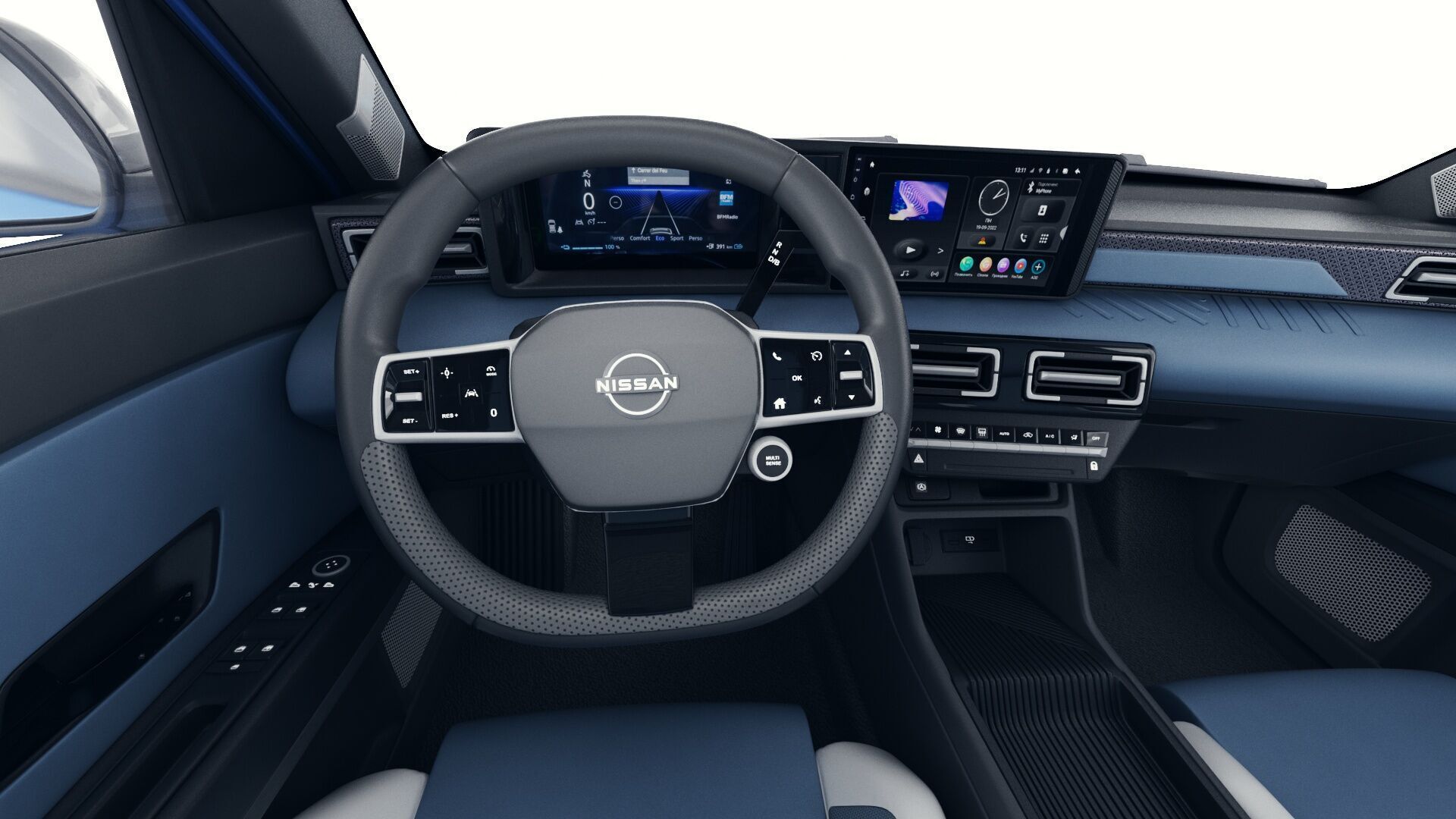 Nissan Micra EV 2026 with interior 3D model_17